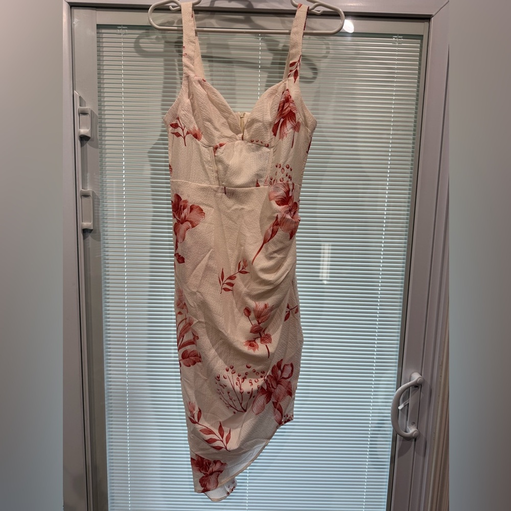 CIDER Floral Sheath Midi Dress Size Small NWT